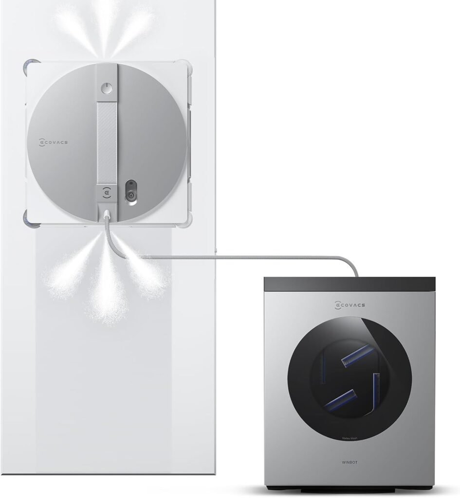 Smart Window Cleaning Robot with OMNI Station