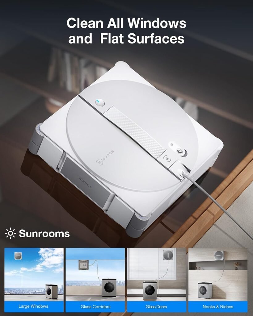 Smart Window Cleaning Robot with OMNI Station