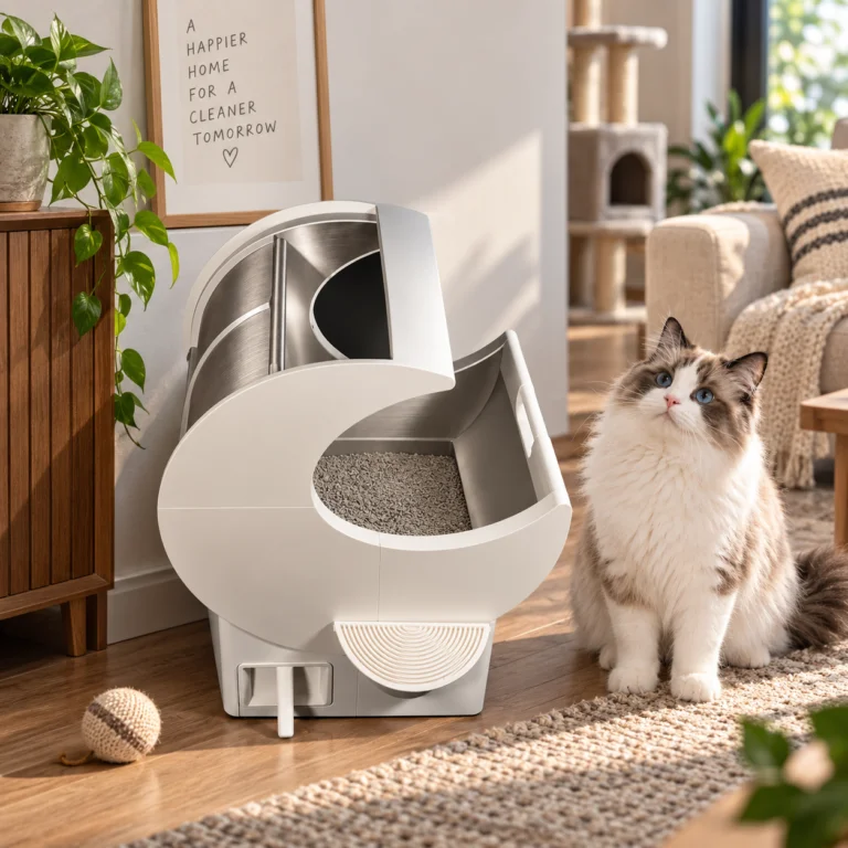 Clean Your Litter Box in 5 Seconds — No Electricity